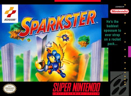 Sparkster SNES Super Nintendo SNES Sparkster SNES Super Nintendo SNES