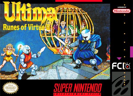 Ultima Runes of Virtue II SNES Super Nintendo SNES Ultima Runes of Virtue II SNES Super Nintendo SNES