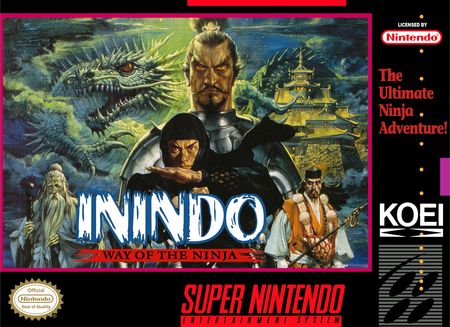 Inindo Way of the Ninja SNES Super Nintendo SNES Inindo Way of the Ninja SNES Super Nintendo SNES