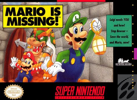 Mario Is Missing SNES Super Nintendo SNES Mario Is Missing SNES Super Nintendo SNES