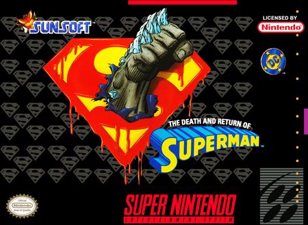 Death and Return of Superman SNES Super Nintendo SNES Death and Return of Superman SNES Super Nintendo SNES