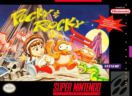 Pocky Rocky SNES Super Nintendo SNES Pocky Rocky SNES Super Nintendo SNES
