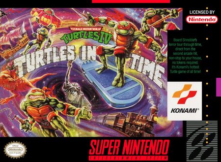 Teenage Mutant Ninja Turtles IV Turtles in Time SNES Super Nintendo SNES Teenage Mutant Ninja Turtles IV Turtles in Time SNES Super Nintendo SNES