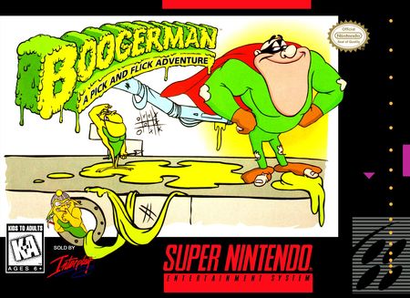 Boogerman A Pick and Flick Adventure SNES Super Nintendo SNES Boogerman A Pick and Flick Adventure SNES Super Nintendo SNES