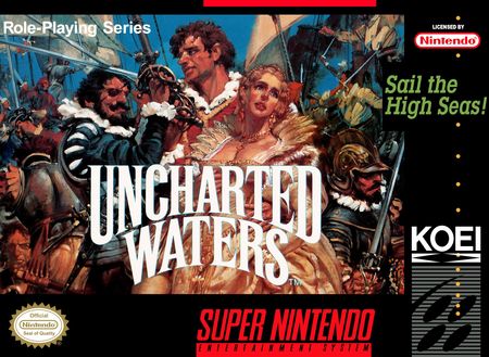 Uncharted Waters SNES Super Nintendo SNES Uncharted Waters SNES Super Nintendo SNES