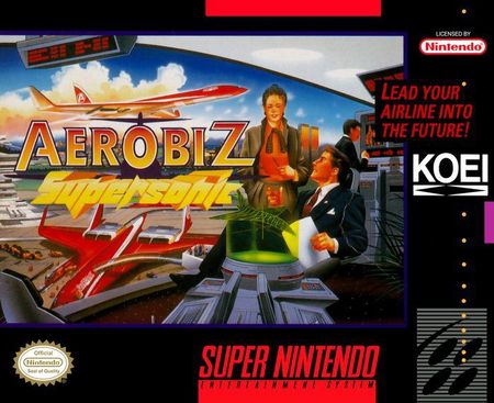 Aerobiz Supersonic SNES Super Nintendo SNES Aerobiz Supersonic SNES Super Nintendo SNES
