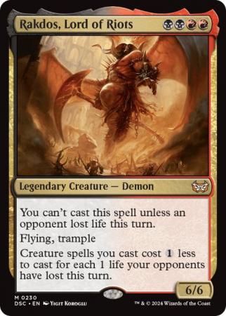 Rakdos Lord of Riots 230 Duskmourn House of Horror Singles Rakdos Lord of Riots 230 Duskmourn House of Horror Singles