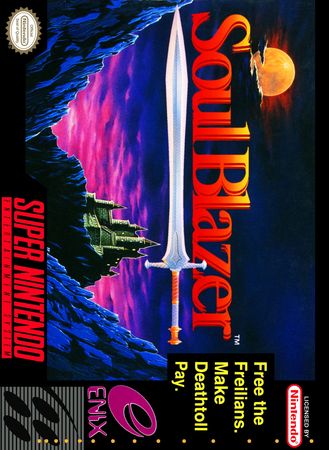 Soul Blazer SNES Super Nintendo SNES Soul Blazer SNES Super Nintendo SNES