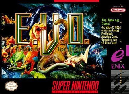 E V O Search for Eden SNES Super Nintendo SNES E V O Search for Eden SNES Super Nintendo SNES