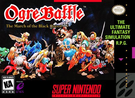 Ogre Battle SNES Super Nintendo SNES Ogre Battle SNES Super Nintendo SNES