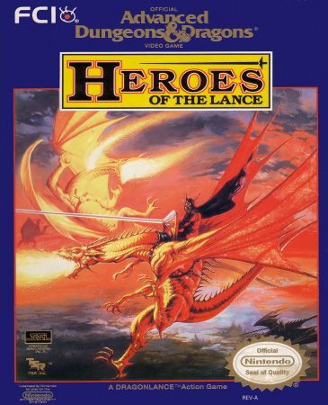 Advanced Dungeons and Dragons Heroes of the Lance NES Nintendo Entertainment System NES Advanced Dungeons and Dragons Heroes of the Lance NES Nintendo Entertainment System NES