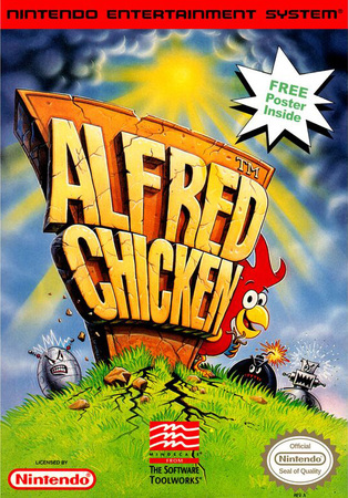 Alfred Chicken NES Nintendo Entertainment System NES Alfred Chicken NES Nintendo Entertainment System NES
