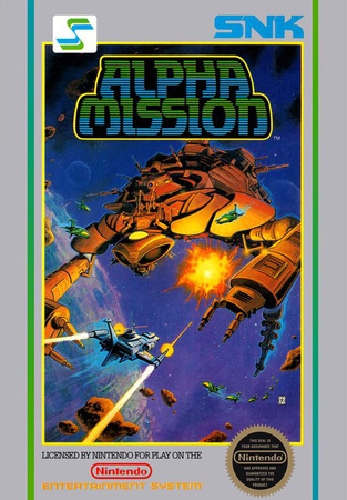 Alpha Mission NES Nintendo Entertainment System NES Alpha Mission NES Nintendo Entertainment System NES