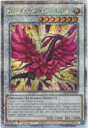Black Rose Moonlight Dragon RA03 EN038 Quarter Century Secret Rare 1st Edition Quarter Century Bonanza 1st Edition Singles Black Rose Moonlight Dragon RA03 EN038 Quarter Century Secret Rare 1st Edition Quarter Century Bonanza 1st Edition Singles