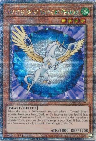 Crystal Beast Sapphire Pegasus - Yugioh | TrollAndToad