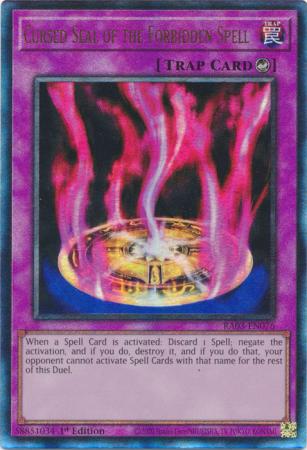 Cursed Seal of the Forbidden Spell RA03 EN076 Ultimate Rare 1st Edition Quarter Century Bonanza 1st Edition Singles Cursed Seal of the Forbidden Spell RA03 EN076 Ultimate Rare 1st Edition Quarter Century Bonanza 1st Edition Singles