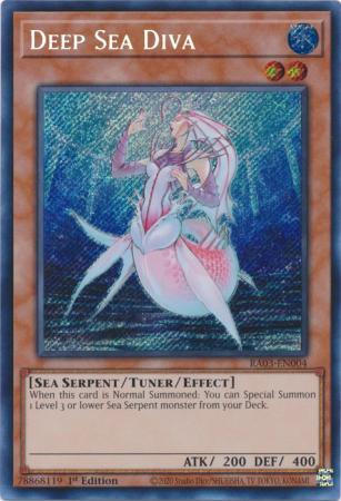 Deep Sea Diva RA03 EN004 Secret Rare 1st Edition Deep Sea Diva RA03 EN004 Secret Rare 1st Edition