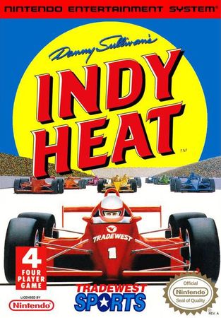 Danny Sullivan s Indy Heat NES Nintendo Entertainment System NES Danny Sullivan s Indy Heat NES Nintendo Entertainment System NES