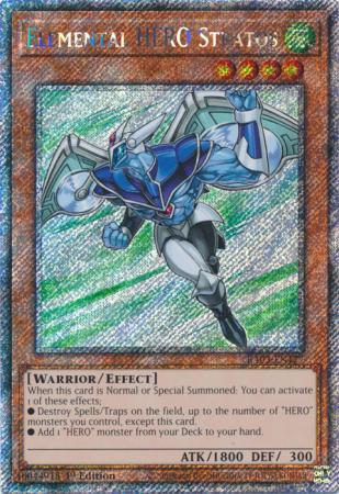 Elemental HERO Stratos [Quarter Century Secret Rare] RA03