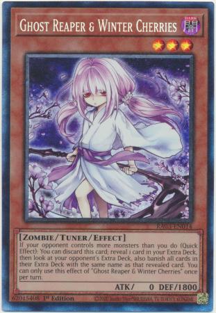 Ghost Reaper Winter Cherries Alt Art RA03 EN014 Collector s Rare 1st Edition Quarter Century Bonanza 1st Edition Singles Ghost Reaper Winter Cherries Alt Art RA03 EN014 Collector s Rare 1st Edition Quarter Century Bonanza 1st Edition Singles