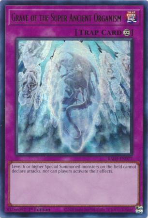 Grave of the Super Ancient Organism RA03 EN077 Ultra Rare 1st Edition Grave of the Super Ancient Organism RA03 EN077 Ultra Rare 1st Edition