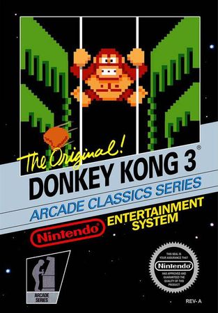 Donkey Kong 3 NES Nintendo Entertainment System NES Donkey Kong 3 NES Nintendo Entertainment System NES