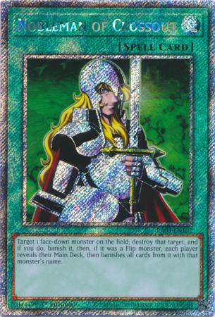 Nobleman of Crossout RA03 EN102 Platinum Secret Rare 1st Edition Quarter Century Bonanza 1st Edition Singles Nobleman of Crossout RA03 EN102 Platinum Secret Rare 1st Edition Quarter Century Bonanza 1st Edition Singles
