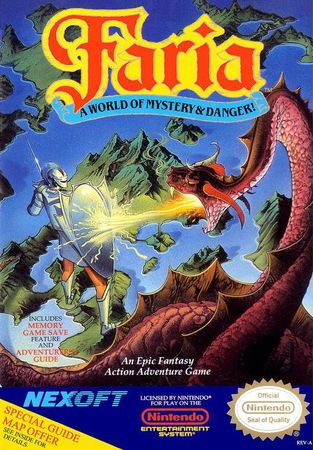 Faria A World of Mystery and Danger NES Nintendo Entertainment System NES Faria A World of Mystery and Danger NES Nintendo Entertainment System NES