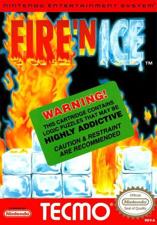 Fire n Ice NES Nintendo Entertainment System NES Fire n Ice NES Nintendo Entertainment System NES