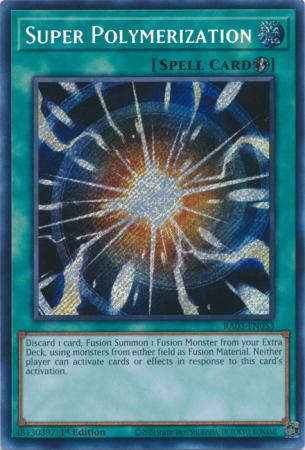 Super Polymerization RA03 EN053 Secret Rare 1st Edition Quarter Century Bonanza 1st Edition Singles Super Polymerization RA03 EN053 Secret Rare 1st Edition Quarter Century Bonanza 1st Edition Singles