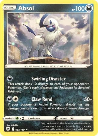Absol 097 189 Cosmos Holo Promo Pokemon Scarlet Violet Promos Absol 097 189 Cosmos Holo Promo Pokemon Scarlet Violet Promos