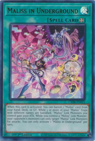 Yu-Gi-Oh! CRBR-EN021 Maliss In Underground, 1st Edition