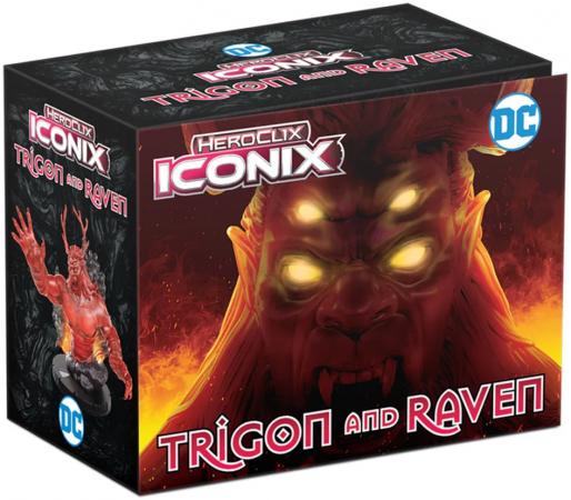 Trigon and Raven Heroclix Iconix Box Set Trigon and Raven Heroclix Iconix Box Set