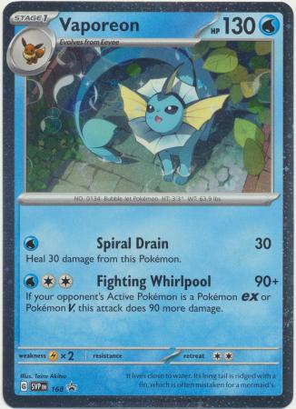 Vaporeon - Pokemon Scarlet & Violet Promos - Pokemon
