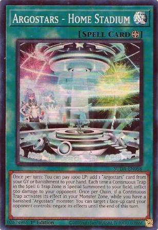 Argostars Home Stadium SUDA EN058 Super Rare 1st Edition Argostars Home Stadium SUDA EN058 Super Rare 1st Edition