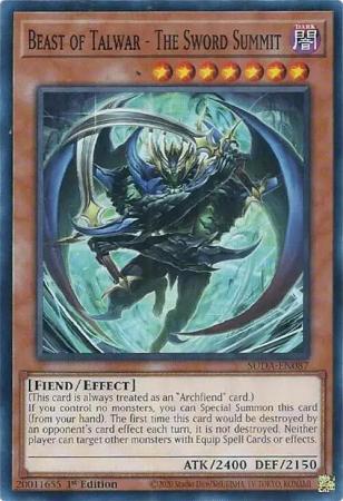 Beast of Talwar The Sword Summit SUDA EN087 Common 1st Edition Supreme Darkness 1st Edition Singles Beast of Talwar The Sword Summit SUDA EN087 Common 1st Edition Supreme Darkness 1st Edition Singles