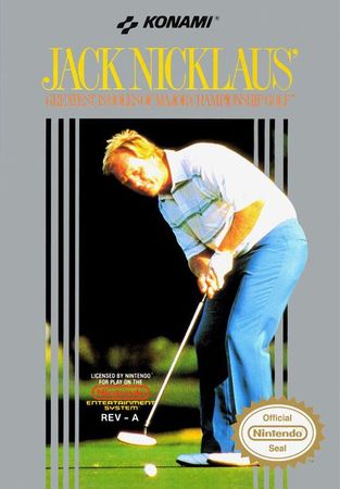 Jack Nicklaus Major Championship Golf NES Nintendo Entertainment System NES Jack Nicklaus Major Championship Golf NES Nintendo Entertainment System NES