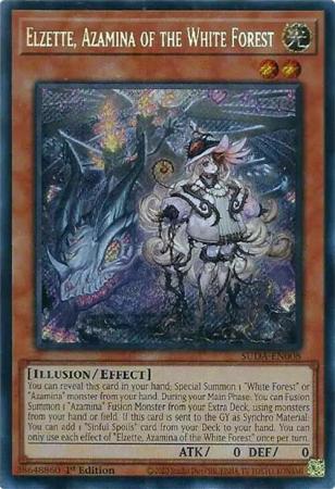 Elzette Azamina of the White Forest SUDA EN008 Secret Rare 1st Edition Supreme Darkness 1st Edition Singles Elzette Azamina of the White Forest SUDA EN008 Secret Rare 1st Edition Supreme Darkness 1st Edition Singles