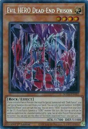 Evil HERO Dead End Prison SUDA EN002 Secret Rare 1st Edition Supreme Darkness 1st Edition Singles Evil HERO Dead End Prison SUDA EN002 Secret Rare 1st Edition Supreme Darkness 1st Edition Singles