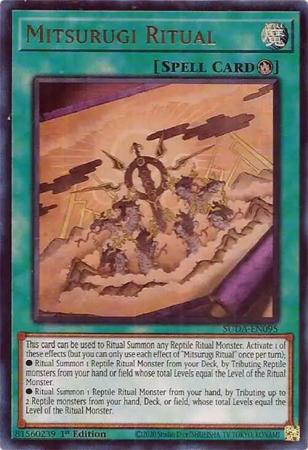 Mitsurugi Ritual SUDA EN095 Ultra Rare 1st Edition Mitsurugi Ritual SUDA EN095 Ultra Rare 1st Edition