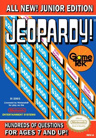 Jeopardy Jr Edition NES Nintendo Entertainment System NES Jeopardy Jr Edition NES Nintendo Entertainment System NES