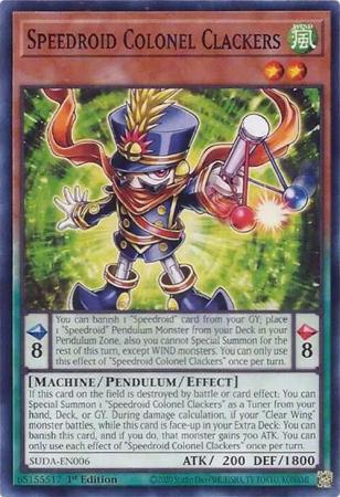 Speedroid Colonel Clackers SUDA EN006 Common 1st Edition 