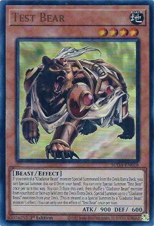 Test Bear - Supreme Darkness 1st Edition - Yugioh | TrollAndToad