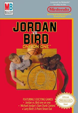 Jordan vs Bird One on One Nintendo Entertainment System NES Jordan vs Bird One on One Nintendo Entertainment System NES