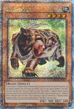 Test Bear SUDA EN018 Quarter Century Secret Rare 1st Edition 