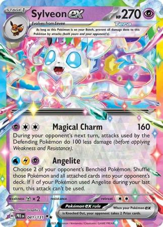 Sylveon ex 041 131 Ultra Rare Scarlet Violet Prismatic Evolutions Singles Sylveon ex 041 131 Ultra Rare Scarlet Violet Prismatic Evolutions Singles