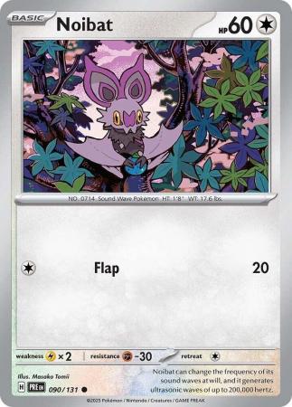 Noibat 090 131 Common Scarlet Violet Prismatic Evolutions Singles Noibat 090 131 Common Scarlet Violet Prismatic Evolutions Singles