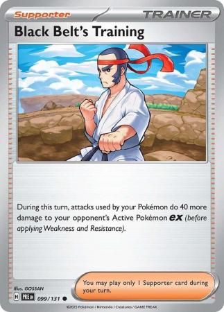 Black Belt s Training 099 131 Common Scarlet Violet Prismatic Evolutions Singles Black Belt s Training 099 131 Common Scarlet Violet Prismatic Evolutions Singles