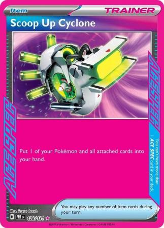 Scoop Up Cyclone 128 131 Ace Rare Scarlet Violet Prismatic Evolutions Singles Scoop Up Cyclone 128 131 Ace Rare Scarlet Violet Prismatic Evolutions Singles