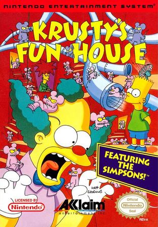 Krusty s Funhouse NES Nintendo Entertainment System NES Krusty s Funhouse NES Nintendo Entertainment System NES